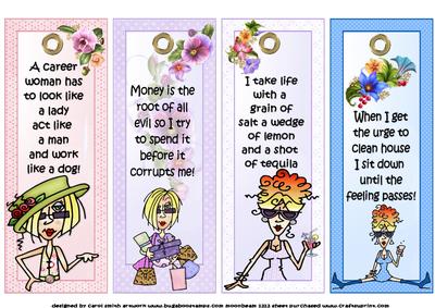 Collection of Four J.j and Rita Bookmarks