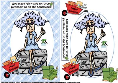 Stella Loves Her Gardening Quick Card