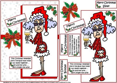 Stella Family Christmas Wishes Quick Card