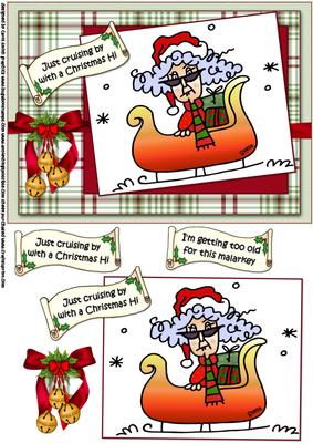 Stella's Christmas Hi Quick Card
