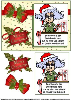 Stella Made You a Christmas Card Quick Card