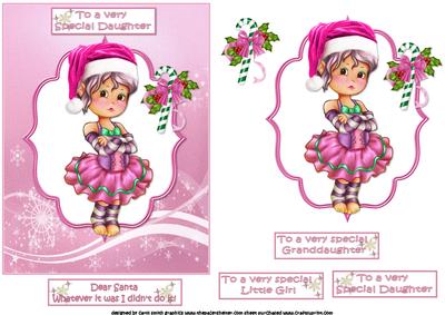 A Special Daughter Writes to Santa Quick Card