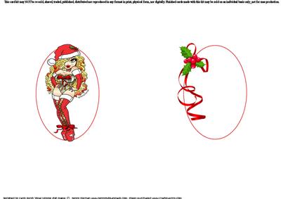 Xmas Hottie Sends Christmas Wishes to the One She Loves Inse