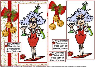 Stella It's Christmas Wine If You Want Quick Card