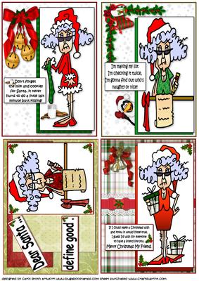 Selection of 4 Stella Christmas Toppers 2