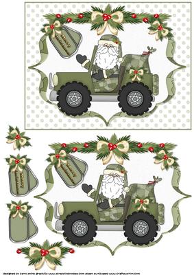 Christmas Wishes for the Troops Quick Card