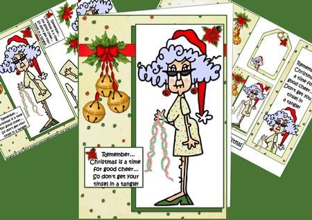 Stella Gets Her Tinsel in a Tangle Mini Kit with Bookmark