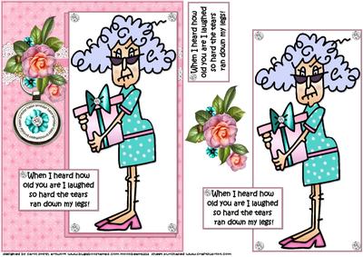 Stella Laughs at Your Age Quick Card