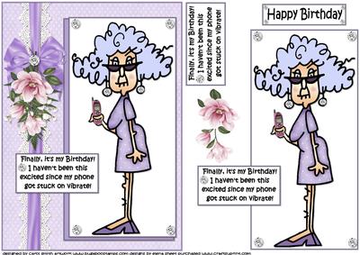 Stella is Excited Quick Card