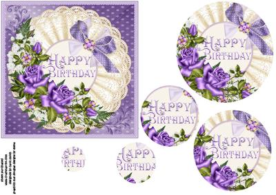 Lavender Roses Pyramid