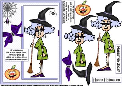 Stella Will Be Flying for Halloween/birthday
