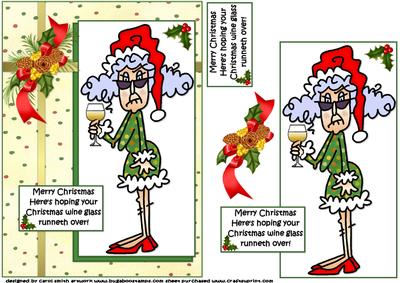 Stella Sends Christmas Wishes Quick Card