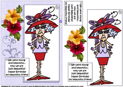 Stella Has a Beautiful Friend Quick Card