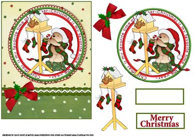 Christmas Present for a Friend Quick Card
