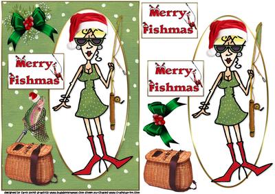Rita Merry Fishmas Quick Card