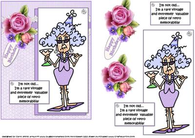 Stella is Not Old Quick Card