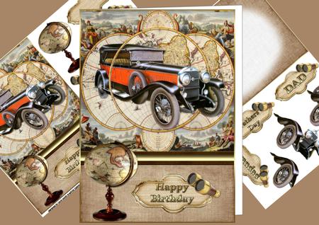 A Vintage Car for Dad Minikit