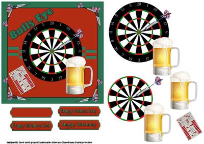 Bulls Eye Darts and a Pint