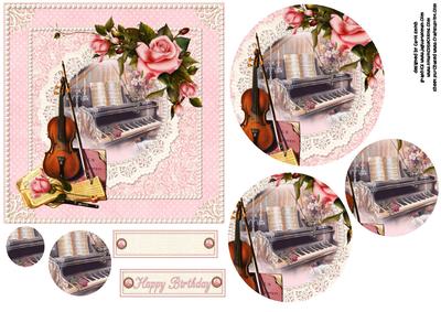 Music and Roses Pyramid