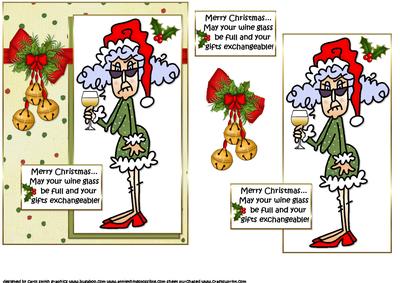 Stella Wishes You a Merry Christmas Quick Card