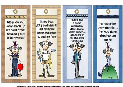 Selection of Four Gus Themed Bookmarks