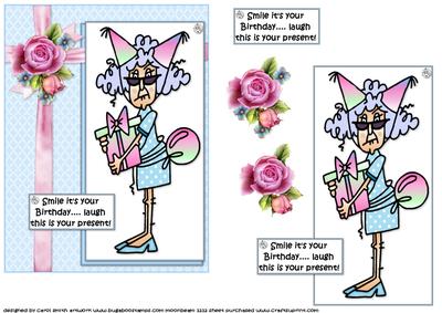 Stella Says Smile Quick Card