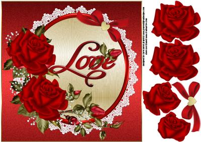 8x8 Roses for My Love