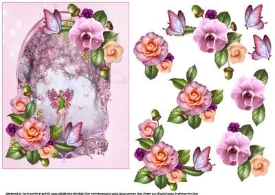 Pink Fairy in Apple Blossom Wood