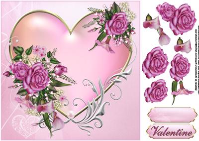 8x8 Pink Delight for My Love