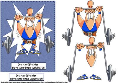 Weightlifter Birthday Fun