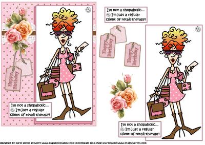 Rita is a Fan of Shopping Quick Card
