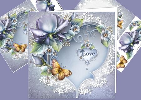 8x8 Beautiful Porcelain Roses Mini Kit