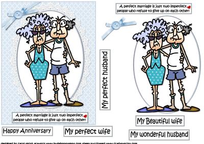 Stella and Gus Anniversary Quick Card