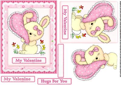 My Bunny Valentine Quick Card