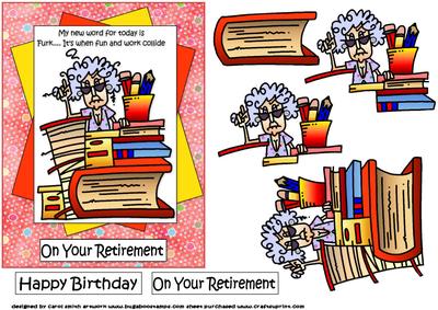 Stella Has a New Word Retirement/birthday