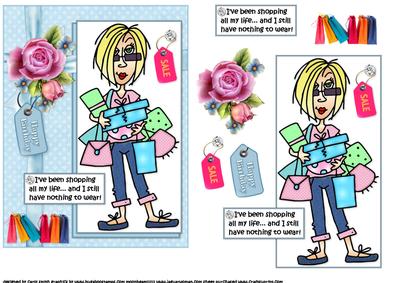 J.j. Has Been Shopping Quick Card