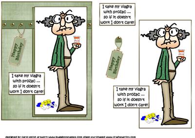 Gus and His Happy Pills Quick Card