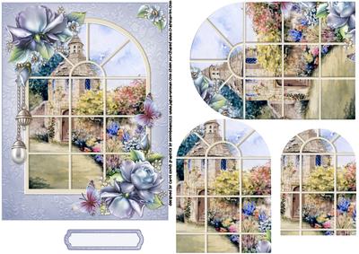 Dovecote Cottage Through the Window Pyramid