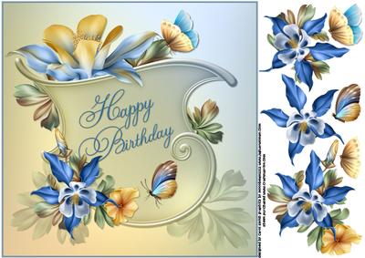 8x8 Fleurs De La Foret