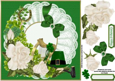 8x8 Flowers for St Patrick's Day