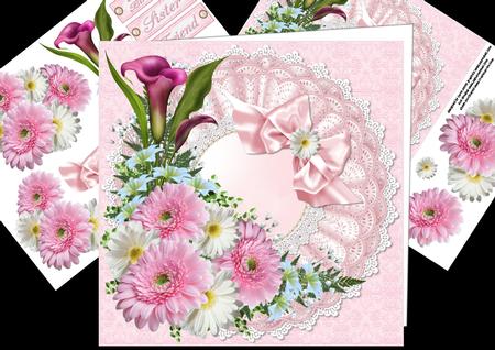 8x8 Flowers for Birthday or Mothers Day Mini Kit