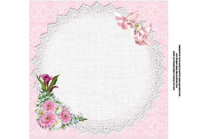 8x8 Flowers for Birthday or Mothers Day Mini Kit Insert