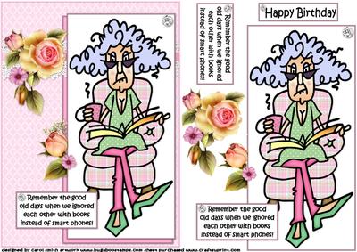 Stella Remembers the Good Old Days Quick Card