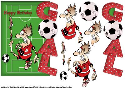 Over the Edge Birthday Goal Red
