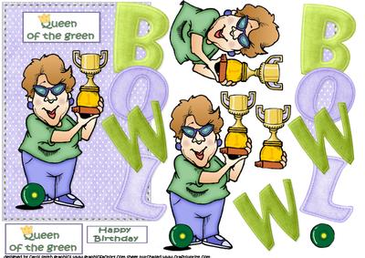 Queen of the Green Crown Bowling Over the Edge