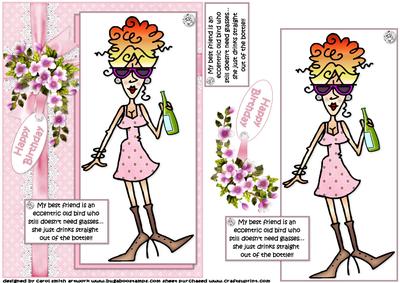 Rita and Her Eccentric Old Friend Quick Card