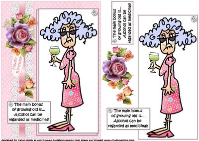 Stella the Benefits of Growing Older Quick Card