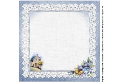 8x8 Porcelain Roses at Dovecote Cottage Mini Kit Insert
