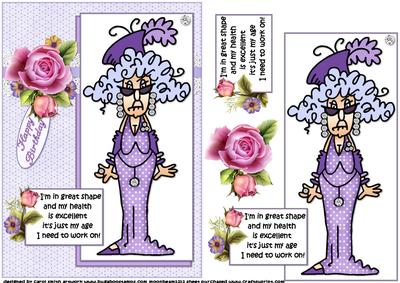 Stella's in Great Shape Quick Card