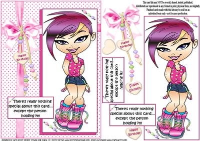 Teen Diva is Special Quick Card